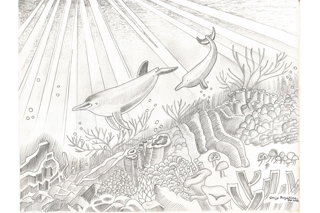 Underwater sketch