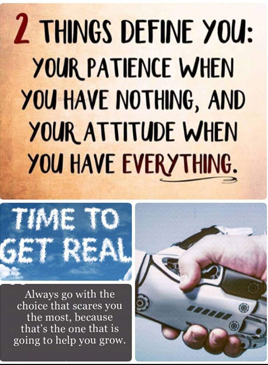 2 Things define you